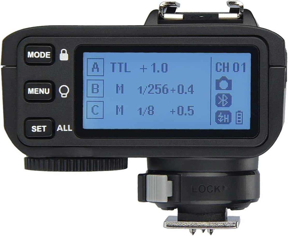 Godox X2T-N TTL Wireless Flash Trigger for Nikon, Bluetooth Connection Supports iOS/Android App Contoller, 1/8000s HSS, TCM Function, 5 Separate Group Buttons X1T Upgrade Version - Image 14