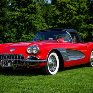 Beautiful Red Car Print