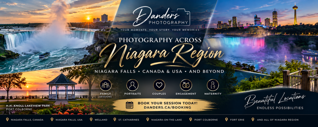 Danders Photography offering family, portrait, couples and engagement photography throughout Niagara Falls Canada, USA and Niagara Region.